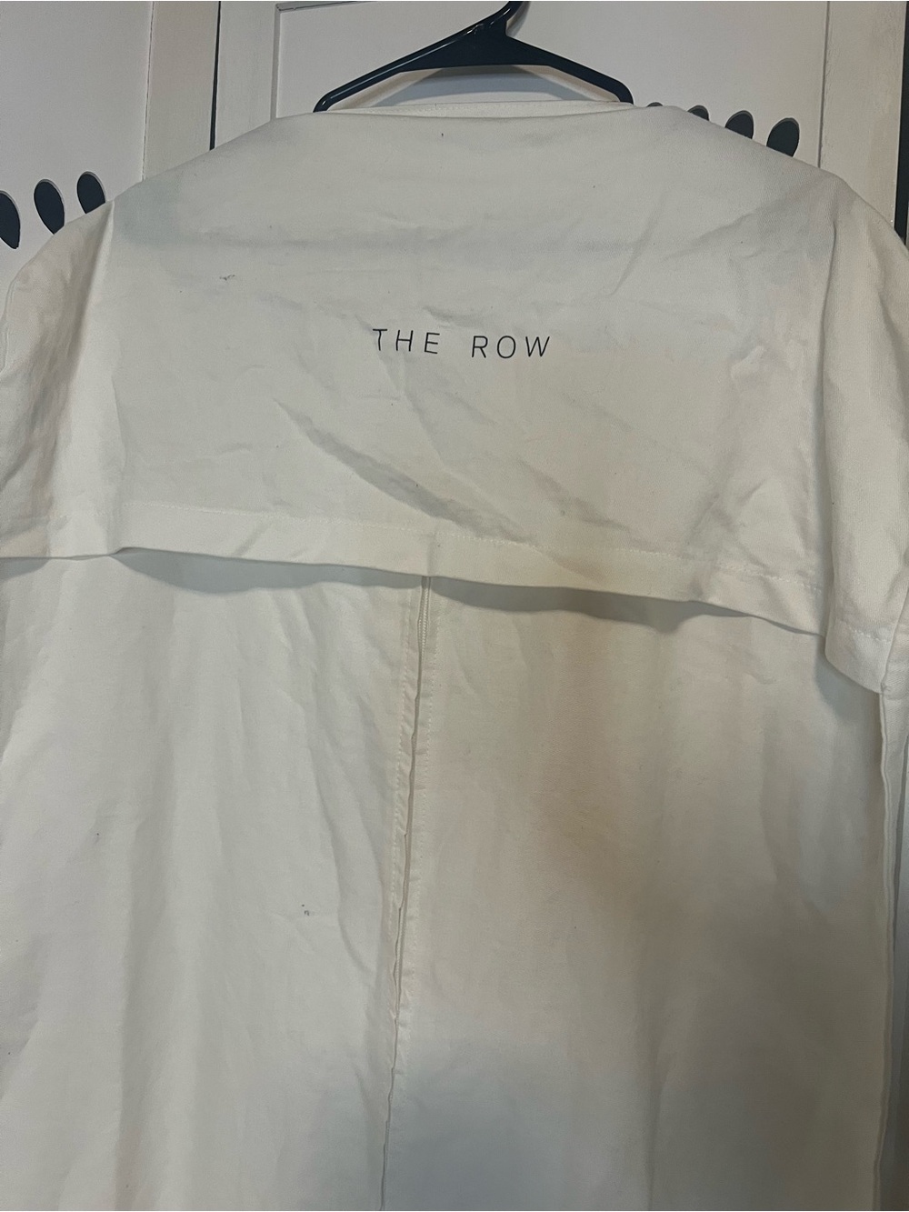 The Row unisex garment bag with Logo